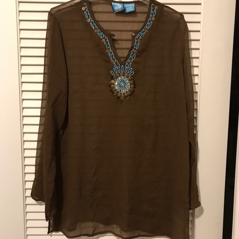 🌴Blue Island Coverup